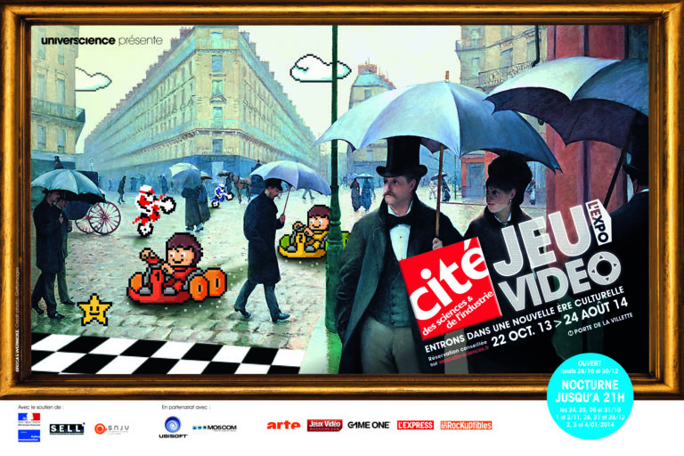 logo jeux vidéo l'expo