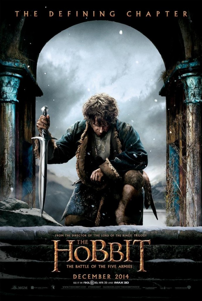 Le Hobbit la bataille des cinq armées affiche