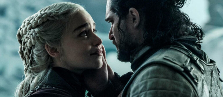 Jon Snow et Daenerys Targaryen dans l'épisode 6 de la saison 8 de Game of Thrones