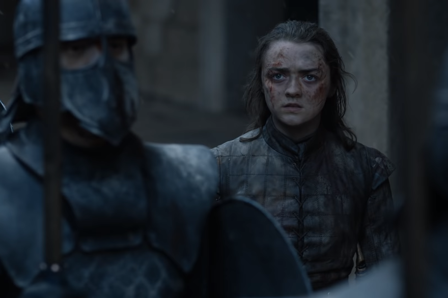 Arya dans le tout dernier épisode de Game of Thrones